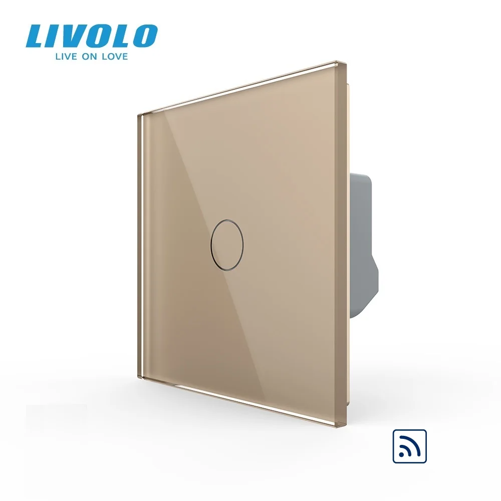 Выключатель Livolo настенный евростандарт 110-250 В 1 клавиша | Обустройство дома