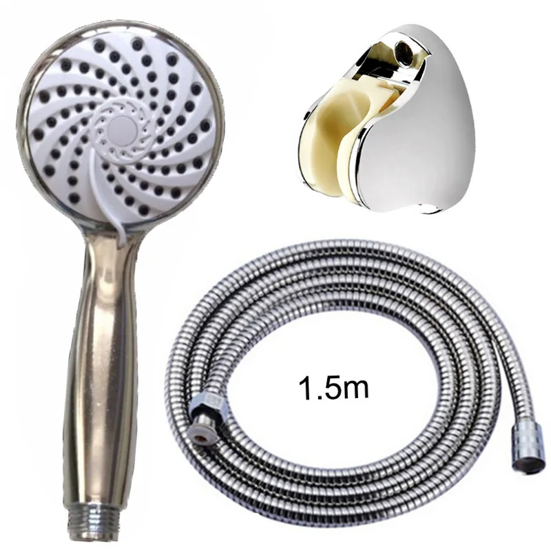 Shower head set Насадка для душа давление осадков насадка для душа водосберегающий фильтр, распылитель насадка под высоким давлением Водосберегающие аксессуары для ванной комнаты - Цвет: Shower head set