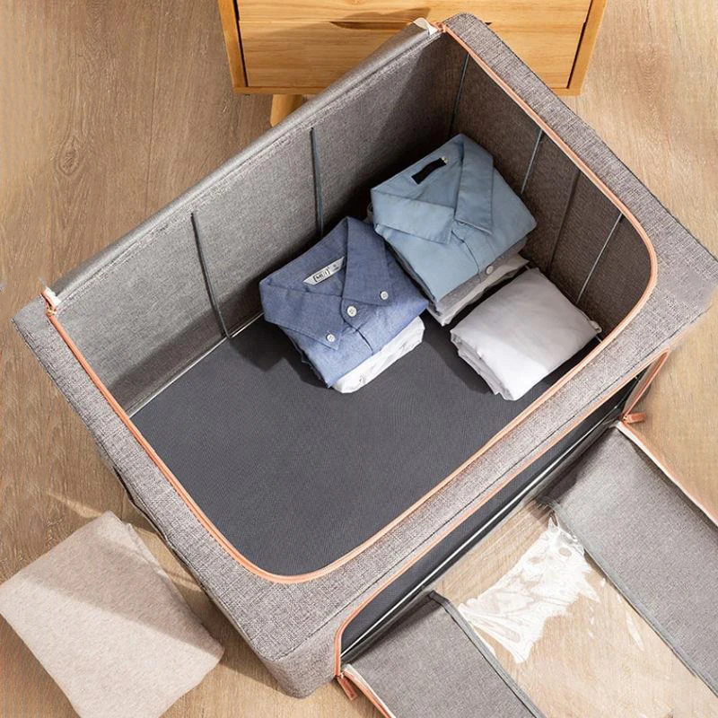

Caja de almacenamiento de ropa plegable, organizador para el hogar, gran capacidad, colcha, almohada