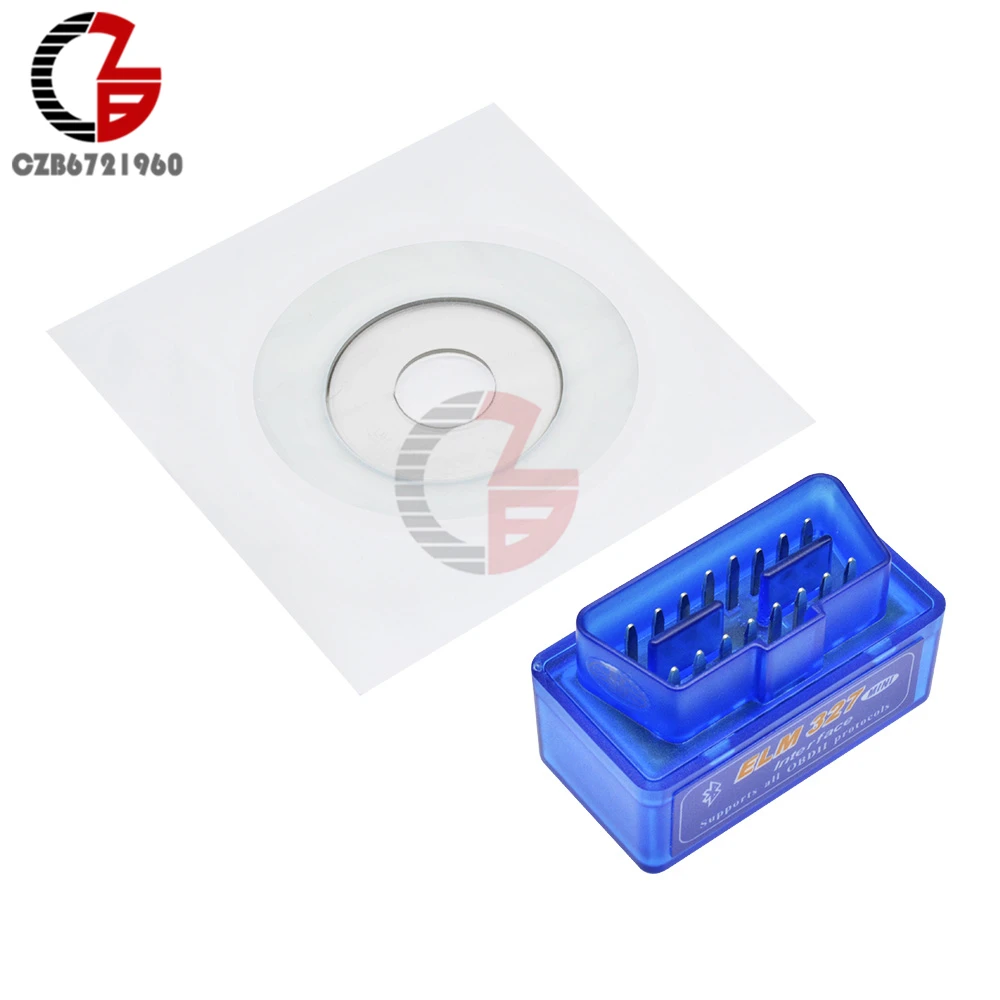 Мини ELM327 V2.1 OBD-II OBD2 Bluetooth диагностический авто интерфейс сканер Код считыватель сканирующий инструмент для Android ПК