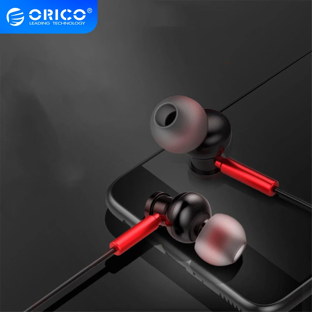 ORICO профессия наушники вкладыши металлические Красочные гарнитура бас для iPhone 7 8