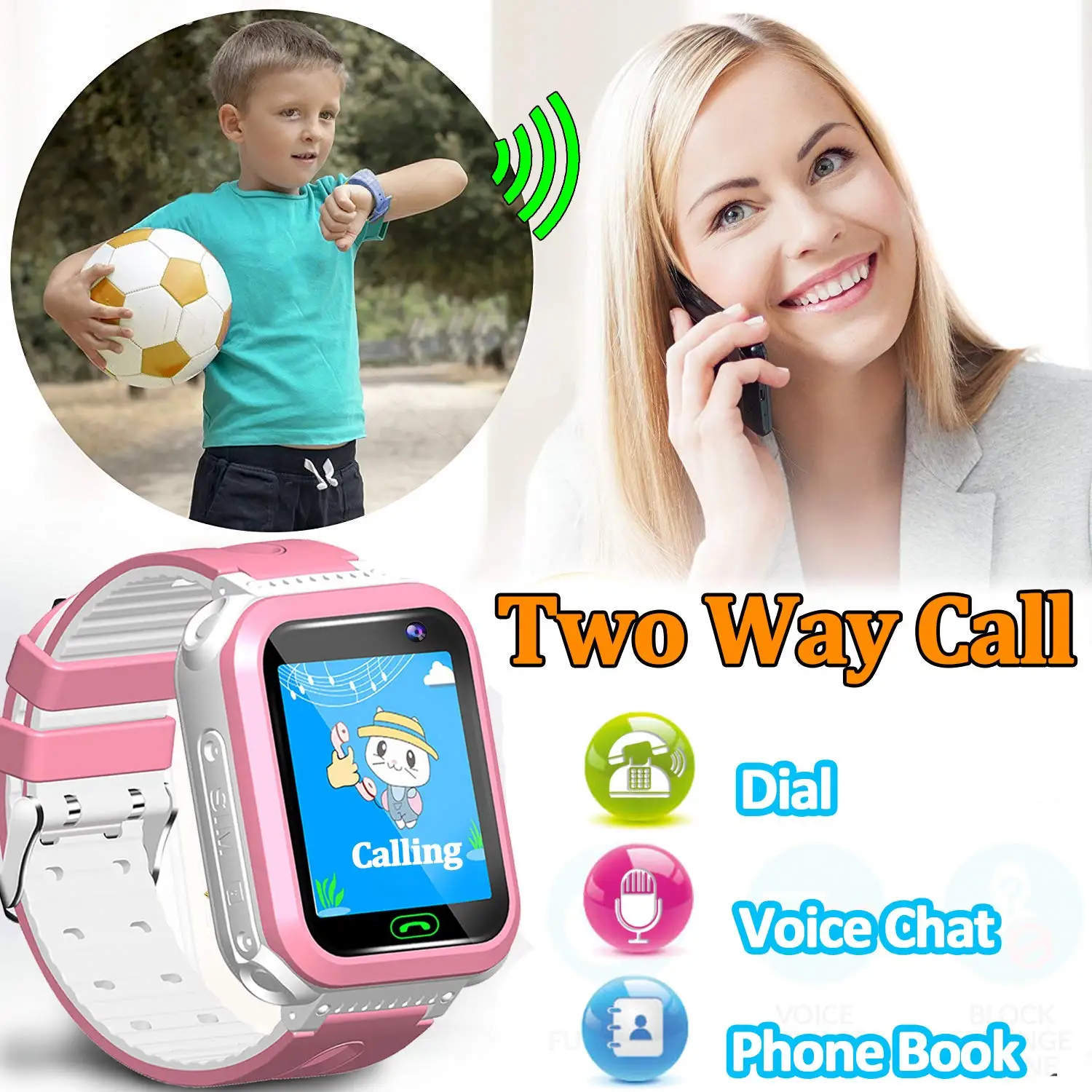 Детские Смарт-часы IP67 водонепроницаемые с GPS Wi-Fi камерой видеозвонками детские