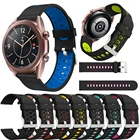 Силиконовая смазка 20 мм оригинальный ремешок для часов для Samsung Galaxy Watch 3 41 мм шестерни S2 Galaxy Watch 42 мм спортивные умные часы-браслет
