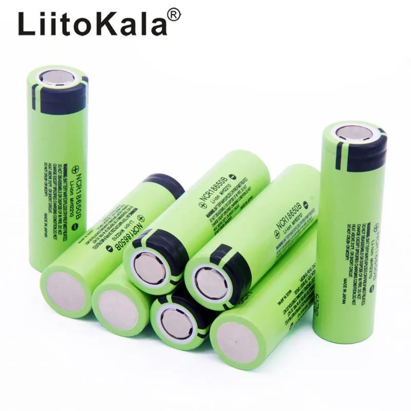

Hot LiitoKala New Original NCR18650B 3.7 v 3400 mah 18650 Lithium Rechargeable Battery For Flashlight batteries