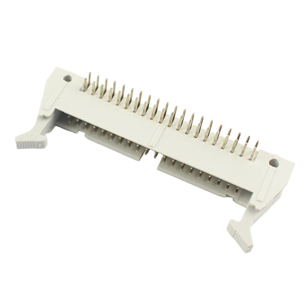 5pcs 2.54mm Pitch 14/16/26/34/40/50 Pin Male Right Angle Ejector Header Cable Connector DC2 IDC Socket 14P 16P 26P 34P 40P 50P |
