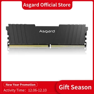 asgard pc ddr4 8gb 16gb 2666mhz 3200mhz memoria ram for desktop with aluminum heat sink xmp2 0 overclocking free global shipping
