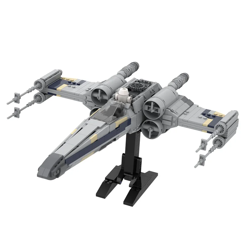 Buildmoc Mini галстук с изображением звезд Fighter X Wing microfighter Wars AT Walker строительные блоки