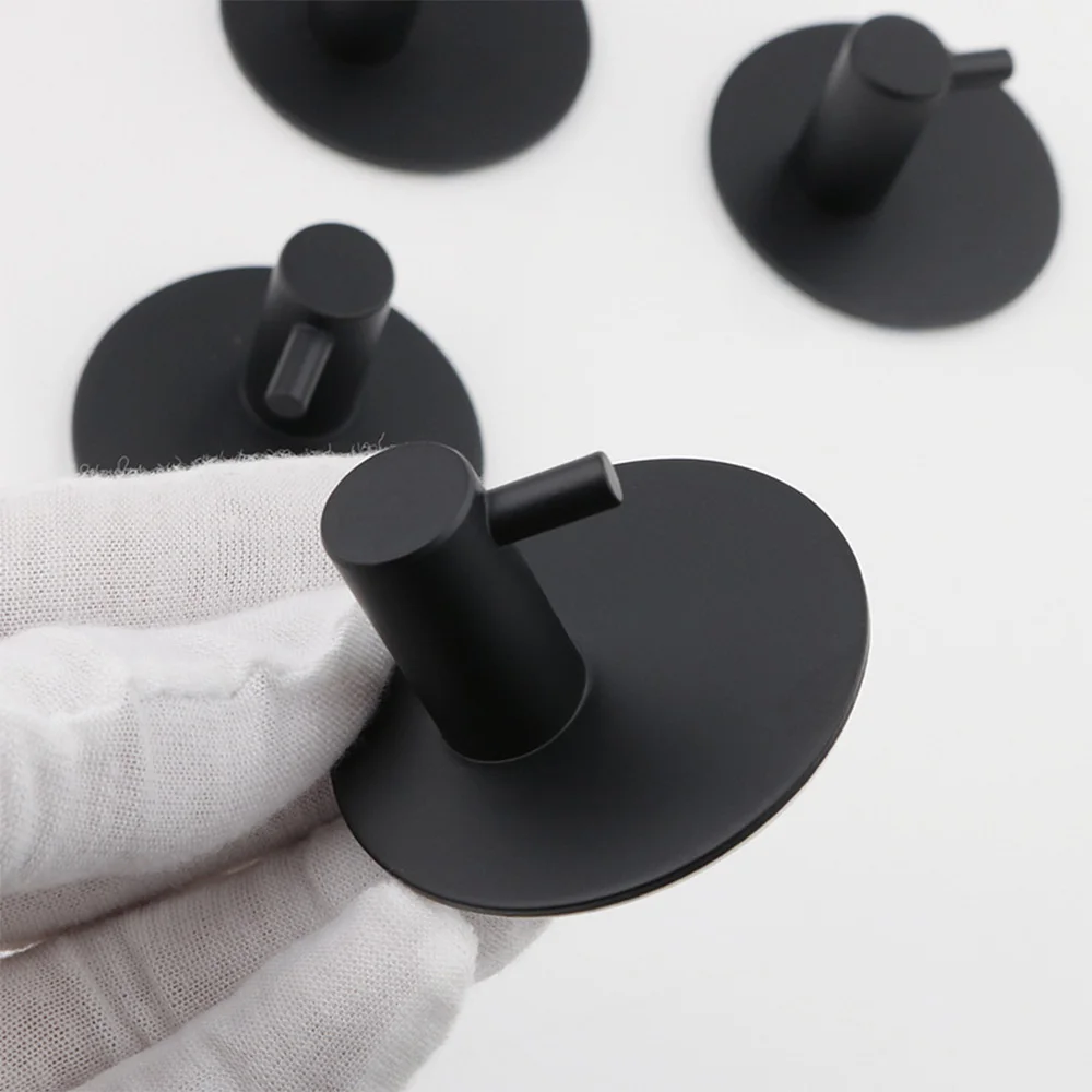 

304 Stainless Steel Hook Self Adhesive Home Kitchen Wall Hook Coat Towel Hook for Bathroom Rustproof Hooks Hanger Rack Hanger