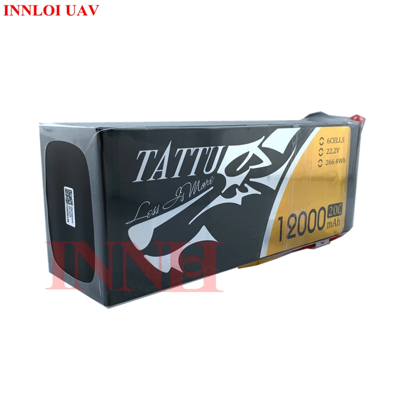 TATTU 6S 12000 мАч батарея ACE 22 2 в 20C с XT90 разъемом DIY Дрон аксессуары для сельского