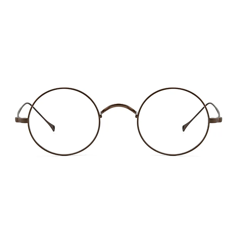 

Japanese Handmade Eyeglasses John Lennon Classic Small Round Titanium Glasses Ultra-light Frame Men Retro Women Myopia Gafas