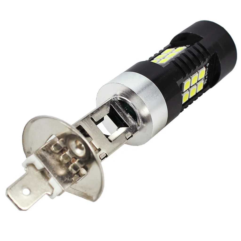 2 шт. h1 светодиодный 6500K белый H1 21SMD 3030 противотуманный автомобильный Светильник