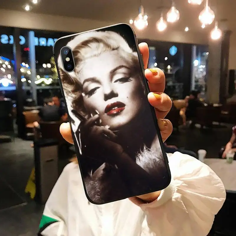 

Sexy Girl Marilyn Monroe Phone Case for iPhone 11 12 pro XS MAX 8 7 6 6S Plus X 5S SE 2020 XR