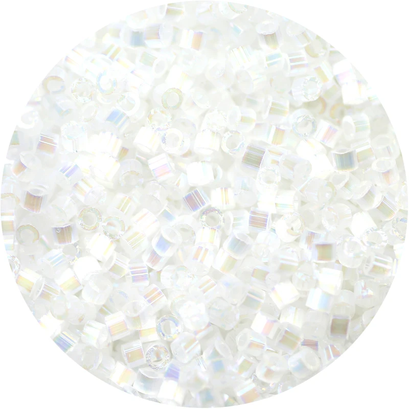 

FAIRYWOO 5 Grams/Bag DIY Beads DB670 Japan Miyuki Bead 11/0 Luxury Light White Bead For Handmade Necklace Accessories Wholesale