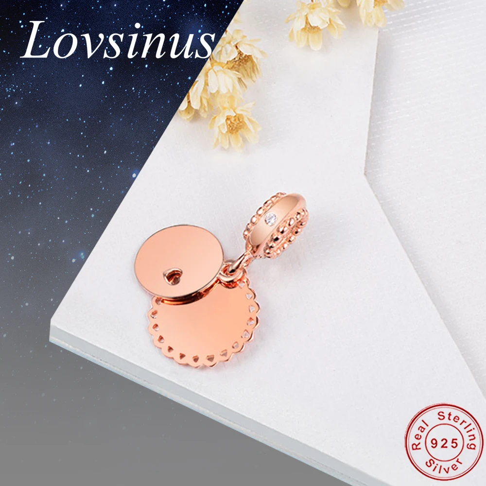 Подходят для оригинального Европейского браслета с подвесками из розового