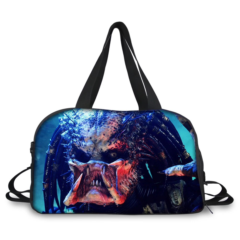 저렴한 사용자 정의 프레데터 인쇄 휴대용 여행 가방 여성 여행 가방 여성 체육관 가방 토트 여성 더플 가방 코스프레 의상 카니발 구매 사용자 정의 프레데터 인쇄 휴대용 여행 가방 여성 여행 가방 여성 체육관 가방 토트 여성 더플 가방 코스프레 의상 카니발