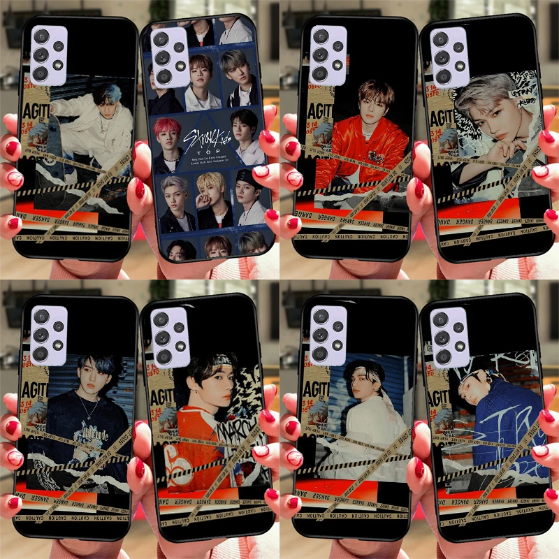 Чехол для KPOP STRAY KIDS SKZ Samsung A32 A12 A22 A42 A52 A72 A02S A03S A50 A70 A11 A51 A71 A21S защитный чехол |