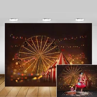 photography backdrops 1st birthday party baby shower circus theme carnival tent dessert table decor banner photo background prop