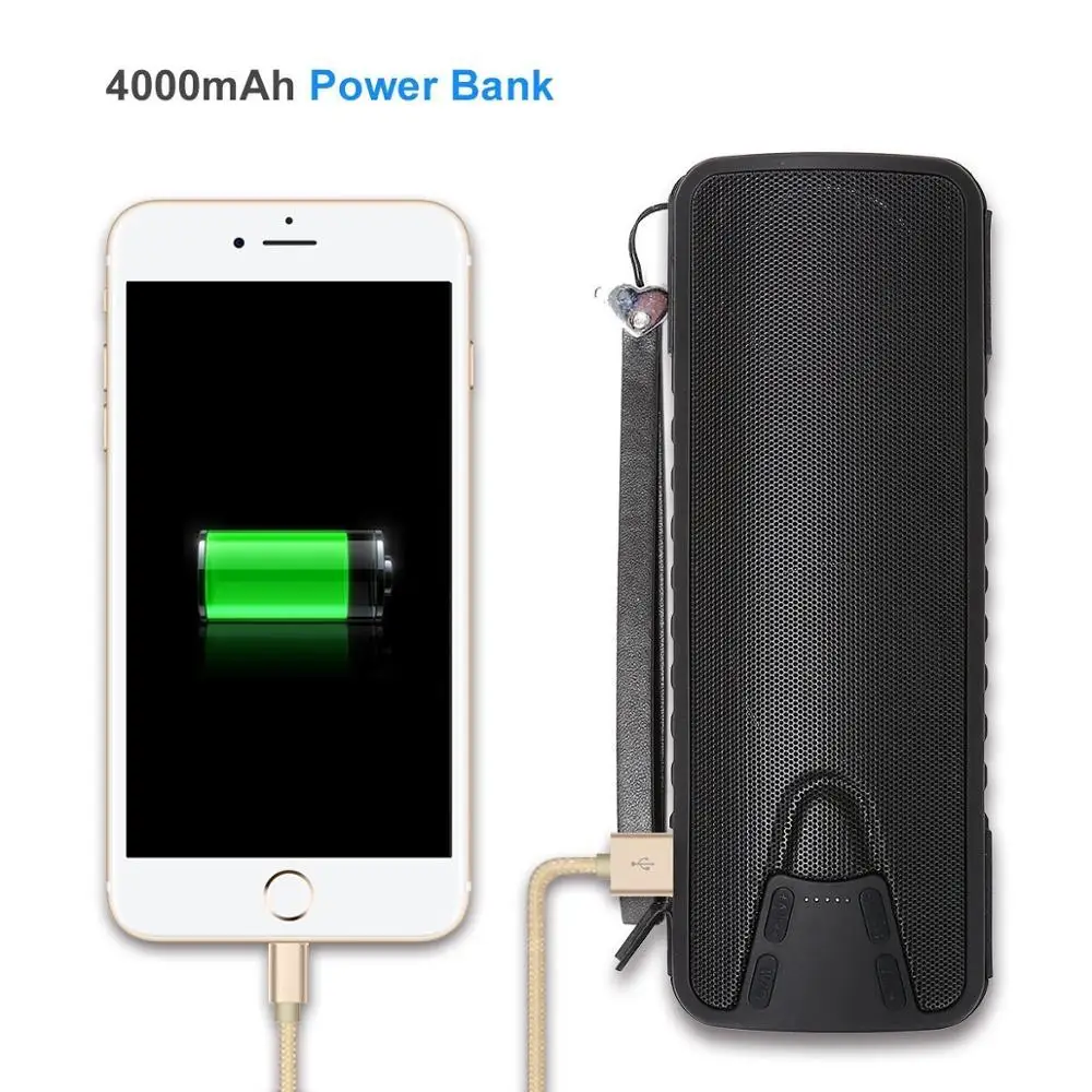 J7 беспроводной динамик Bluetooth V3.0 4000MA power Bank портативный светодиодный Многофункциональный динамик для зарядки