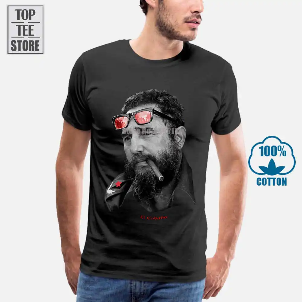 Мужская модная футболка El Caballo 2018 г. Cuba Kuba Guerilla Raf Che Guevara Demo Hero fidelo | одежда