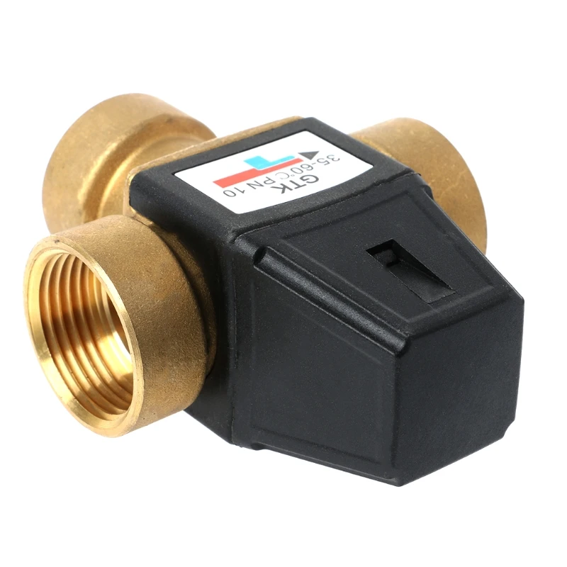 Dn25 Solar Water Heater Valve 3-Way Thermostatic Mixer 1 Inch 3 Way Male Thread Mixing |
