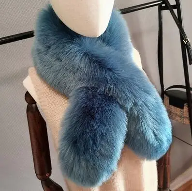 Осенне-зимний мужской и женский шарф из искусственного меха лисы енота кролика