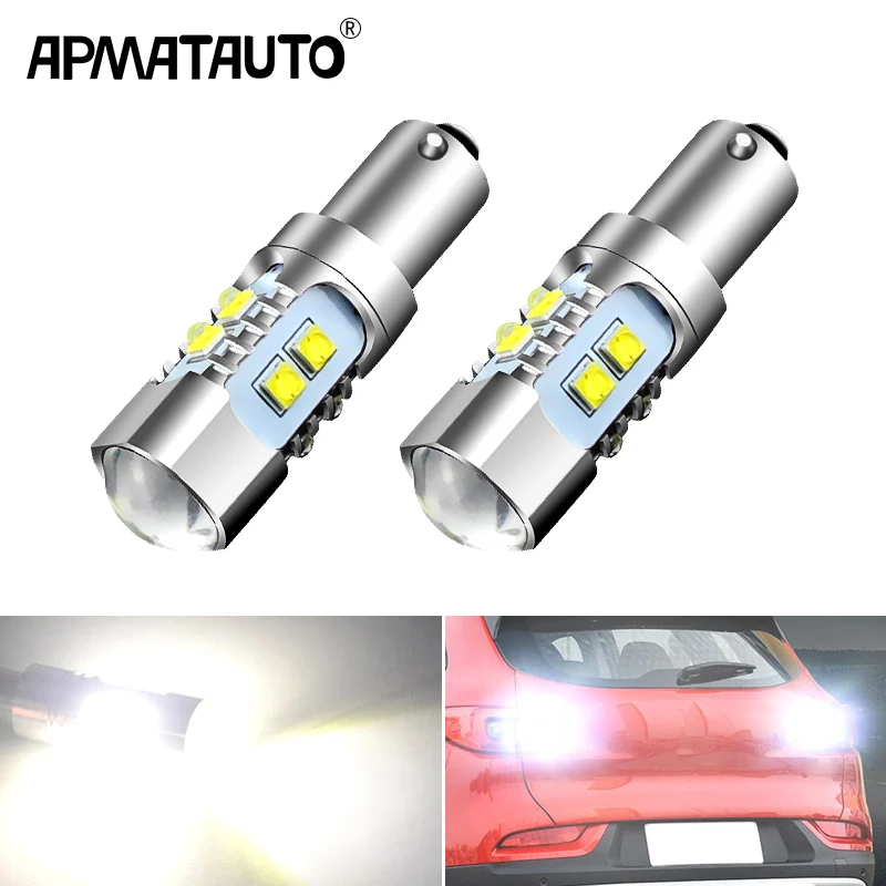 Светодиодная лампа задсветильник хода H21W BAY9S 64136 для Renault Clio 4 2014-2018 Kadjar 2015-2020 Canbus без ошибок, 2 шт.