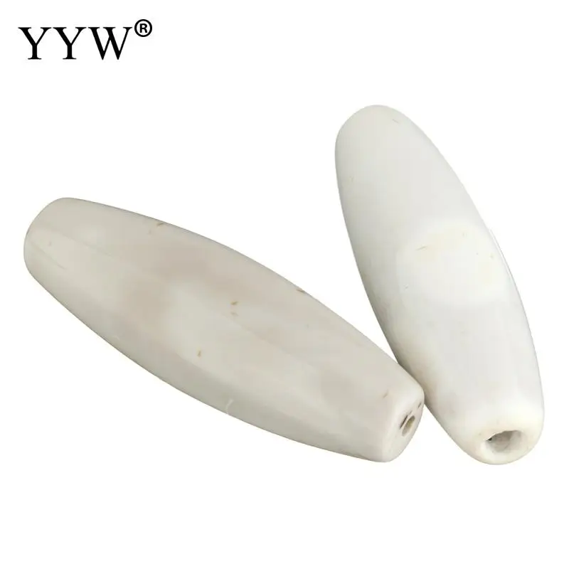 2 шт./лот класс А натуральные тибетские Агаты Dzi бусины белые овальные Kuanyin &amp Two Tone