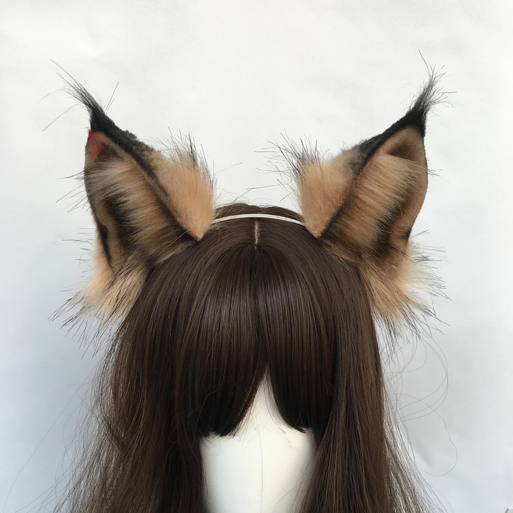 

Обруч для волос с кошачьими ушками, головной убор ручной работы для косплея KC, аксессуар для вечеринки, костюма