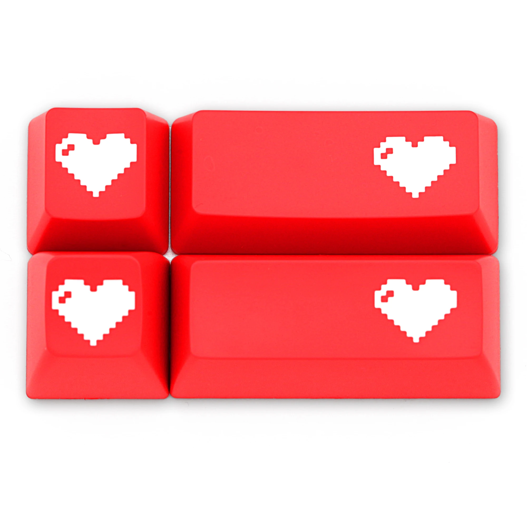 Domikey SA abs doubleshot keycap pixel heart red для oem dsa sa вишневый профиль покер 87 104 gh60 xd64 xd68 xd84 xd96 xd75