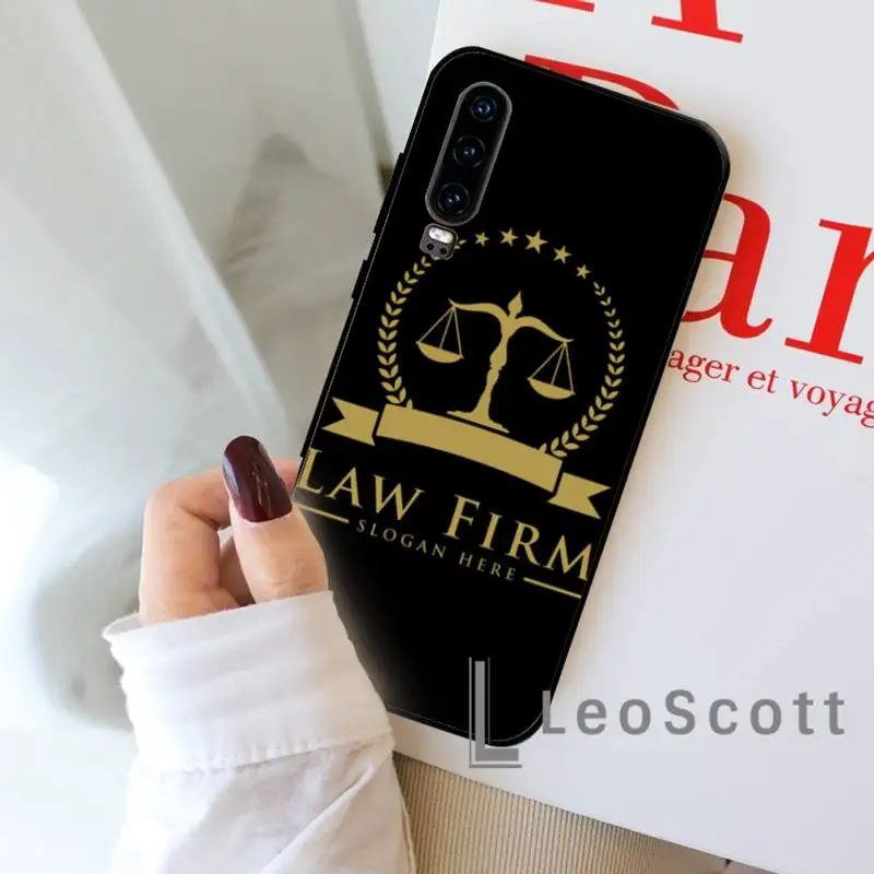

Law Student Lawyer Judge Accessories Phone Cases For Huawei honor Mate P 9 10 20 30 40 Pro 10i 7 8 a x Lite nova 5t