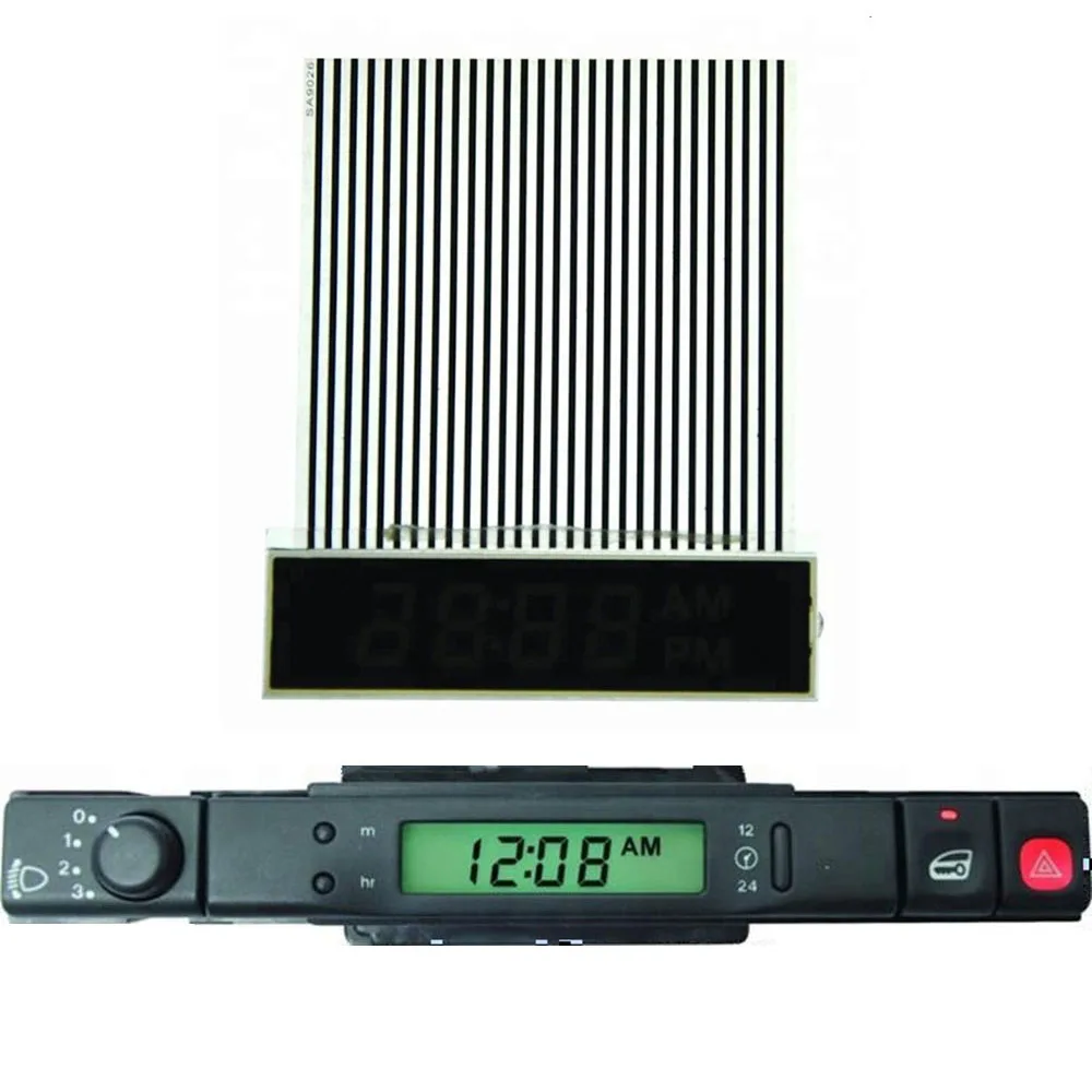 Автомобильные часы ЖК дисплей стекло и ленточный кабель для Jaguar XJS/XJ6 300 SERIES (1995 1998)