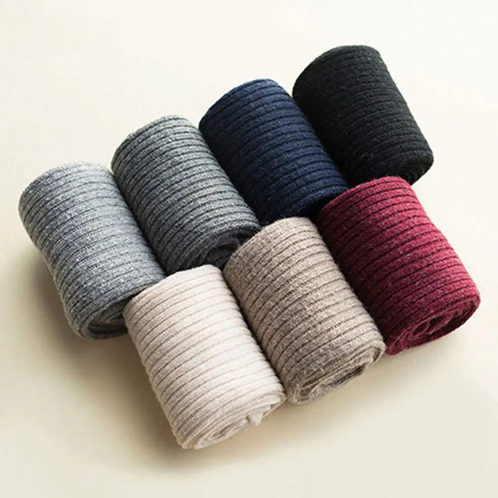 Пикантные женские трикотажные чулки до бедра Высокие гетры длинные хлопковые