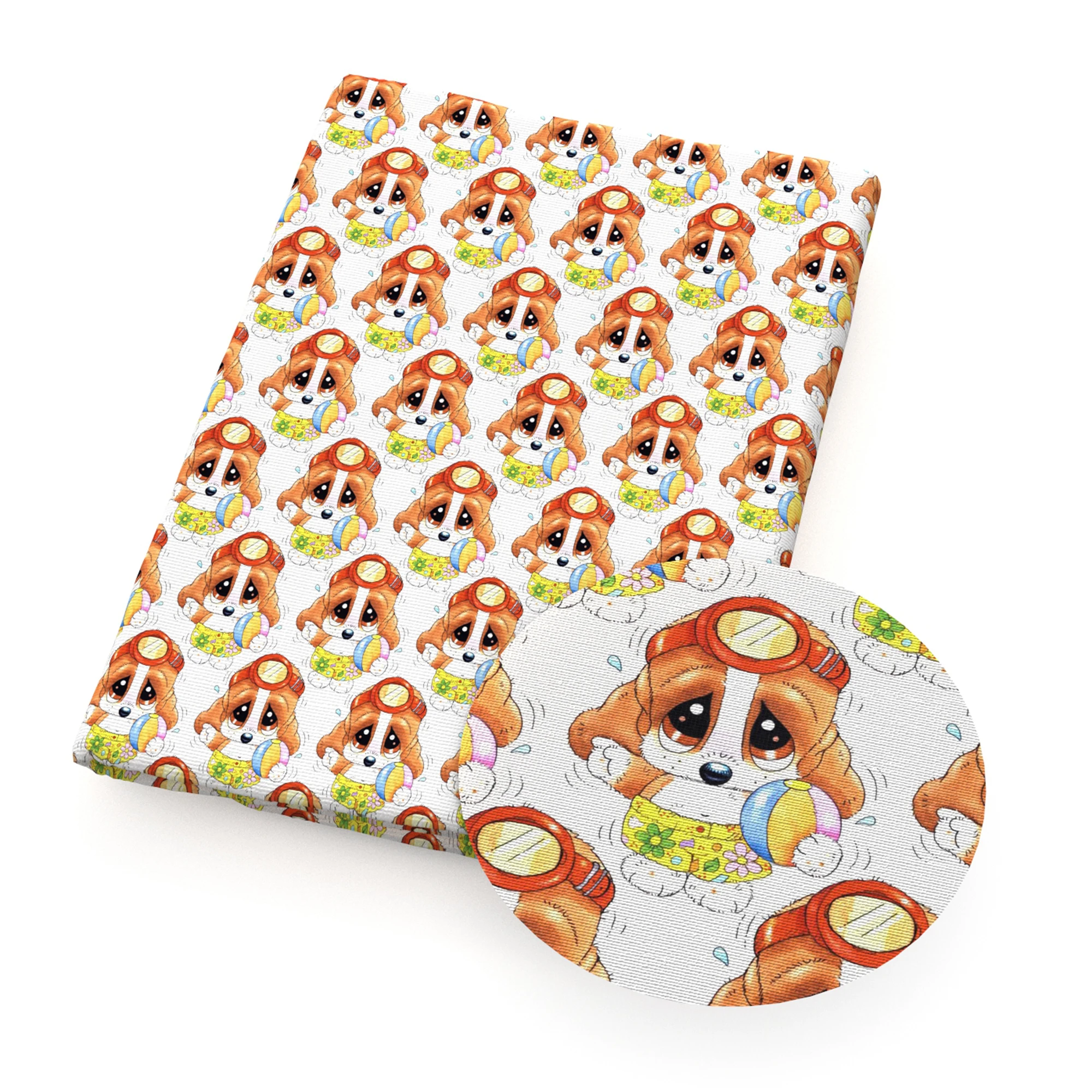 Половинная японская аниме собака пинт полиэстер хлопок материал лоскутное шитье