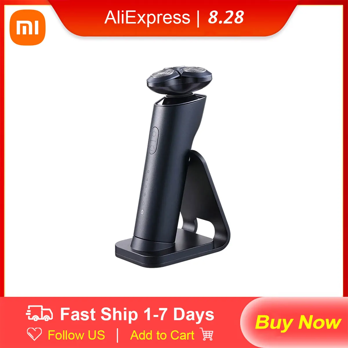 

Электробритва Xiaomi Mijia S700, водонепроницаемая, IPX7, для сухого и влажного бритья
