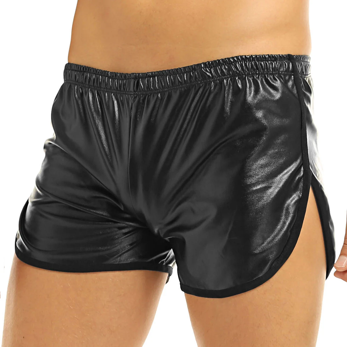 Нижнее белье iiniim из искусственной кожи для мужчин соблазнительные Короткие