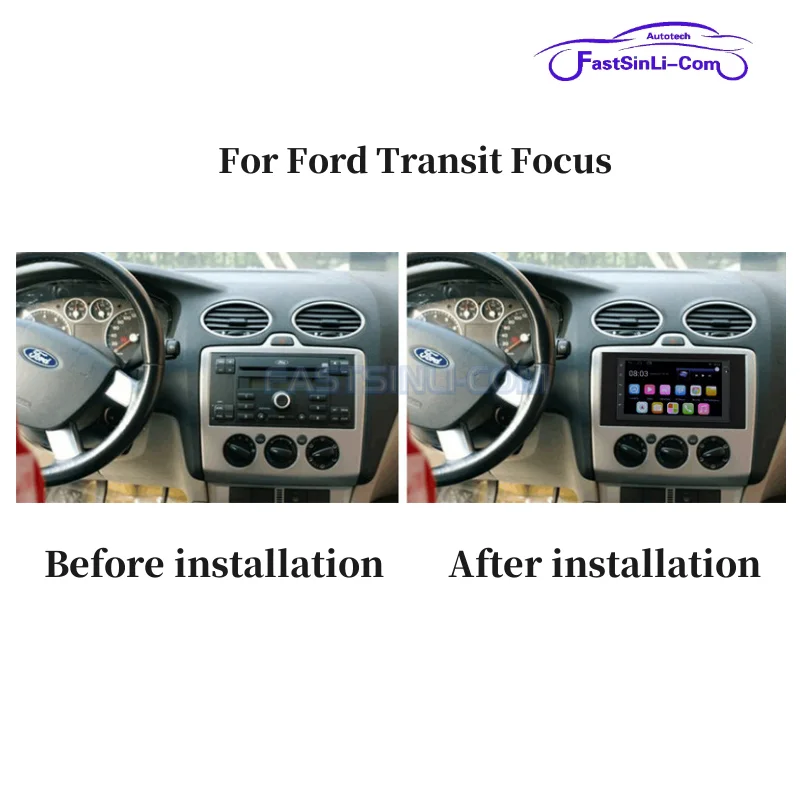 7 дюймовый автомобильный Android радио для Ford Transit фокус max 2din мультимедийный плеер GPS