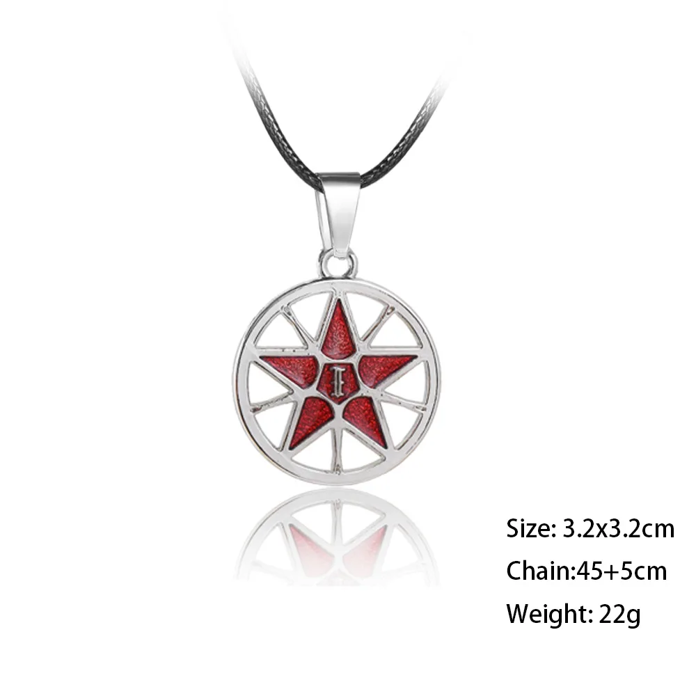 Ожерелье Kuroshitsuji Черный Батлер женское ожерелье с подвеской в виде глаза демона