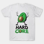 Женская футболка с изображением авокадо, летняя футболка с изображением веганских фруктов, милые белые топы с коротким рукавом в стиле Харадзюку, 2019