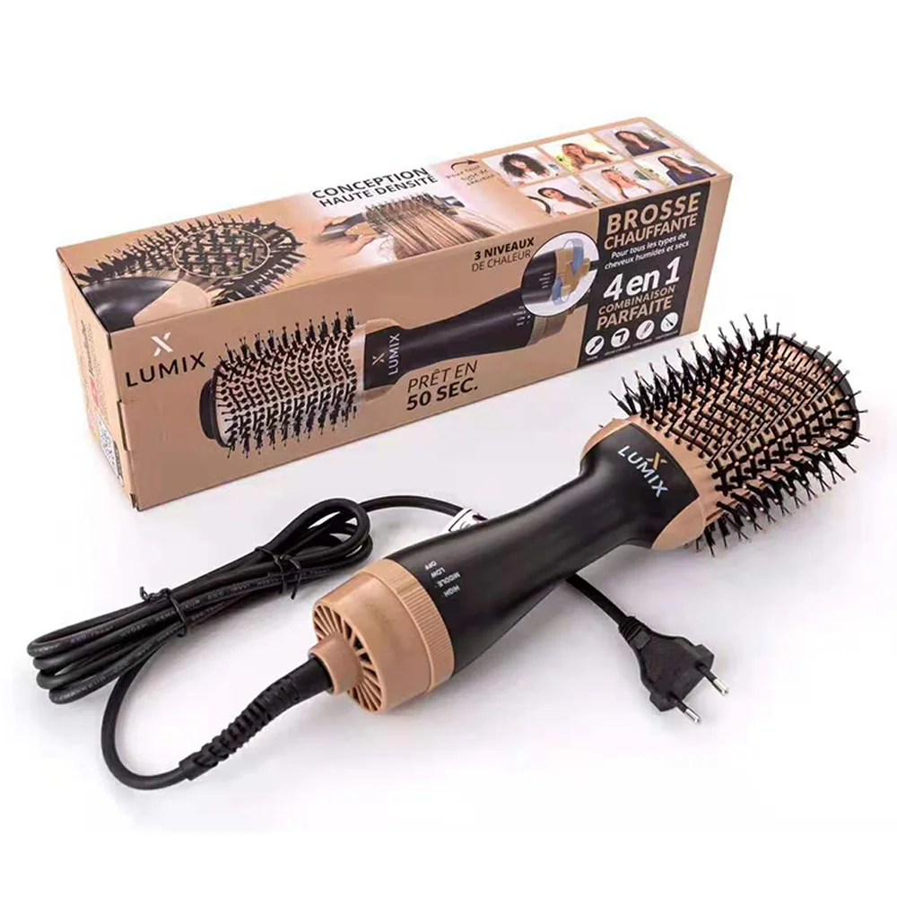 

Electric Hair Dryer Blow Dryer Brush 3 In 1 Hot Air Styling Comb Hairdryer One Step Hair Blower Brush Hair Straightener Curler