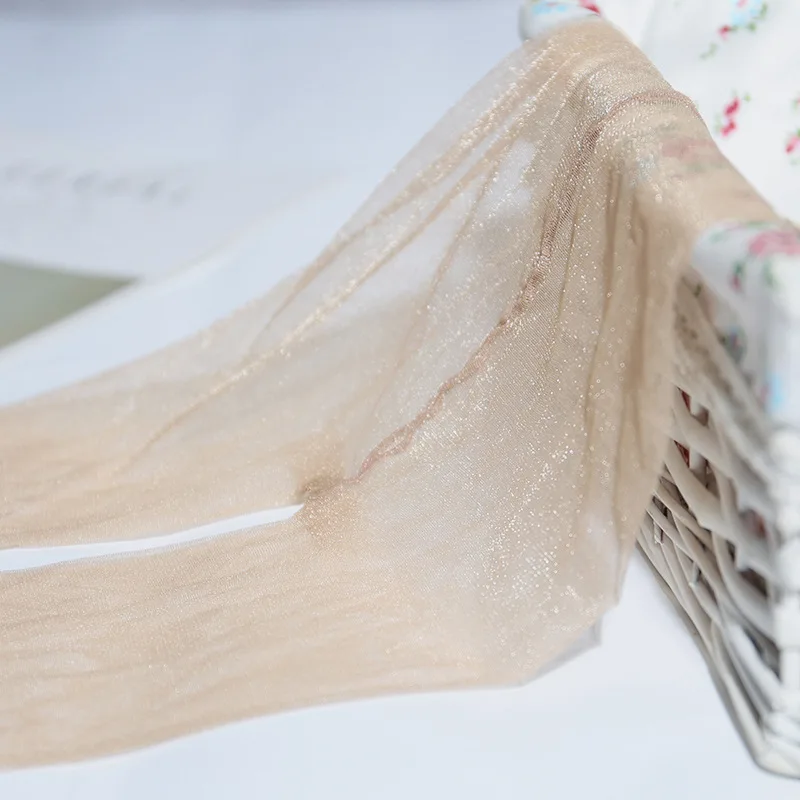 0D нейлоновые колготки прозрачные женские дышащие ультратонкие чулки с открытым