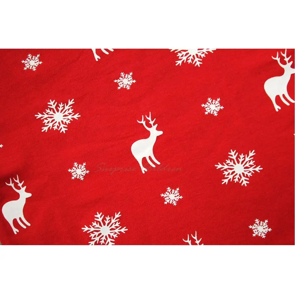 Хлопковые комплекты одежды для маленьких кукол рождественские пижамные девочек