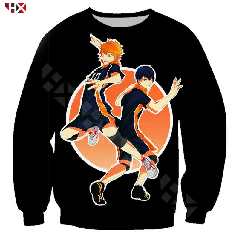 Японский Аниме Haikyuu волейбольный клуб для мужчин и женщин мужская толстовка с 3D