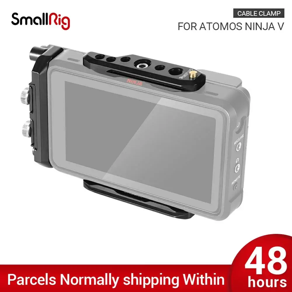 SmallRig Mounting Plates and HDMI Cable Clamp for Atomos Ninja V CMA2338 | Tripod Monopods