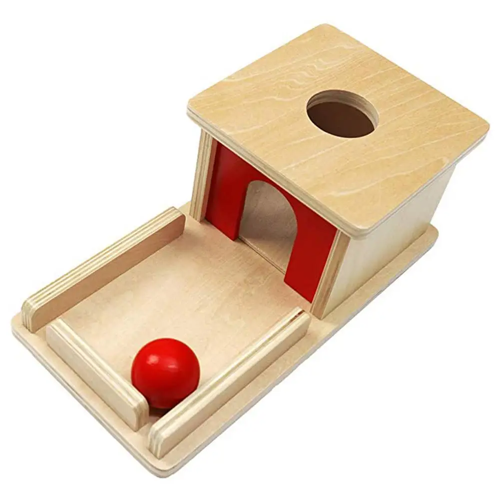 

Wooden Montessori Kids Toy Baby Permanence Box Piggy Learning Educational Preschool Training For Toddlers Birthday Gift