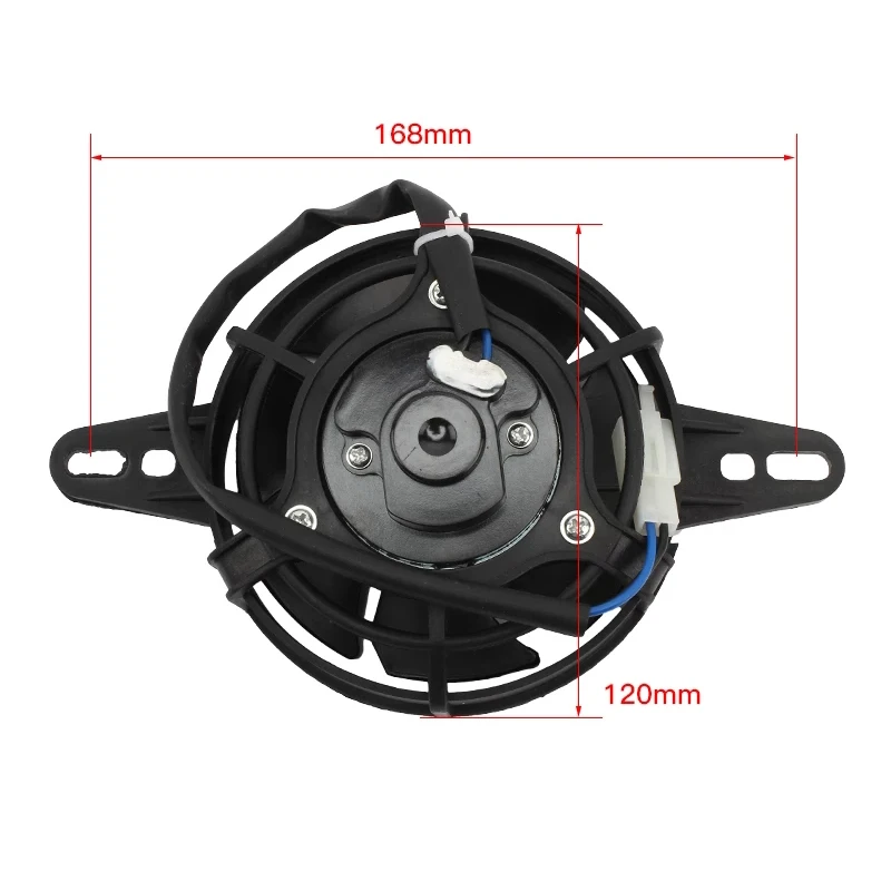 Бензиновые мотоциклы 250cc 250 Cube Вентилятор радиатора 12v Универсальный