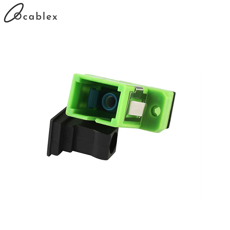 100 шт. переходник SC APC волоконно оптический адаптер разъем простой одномодовый