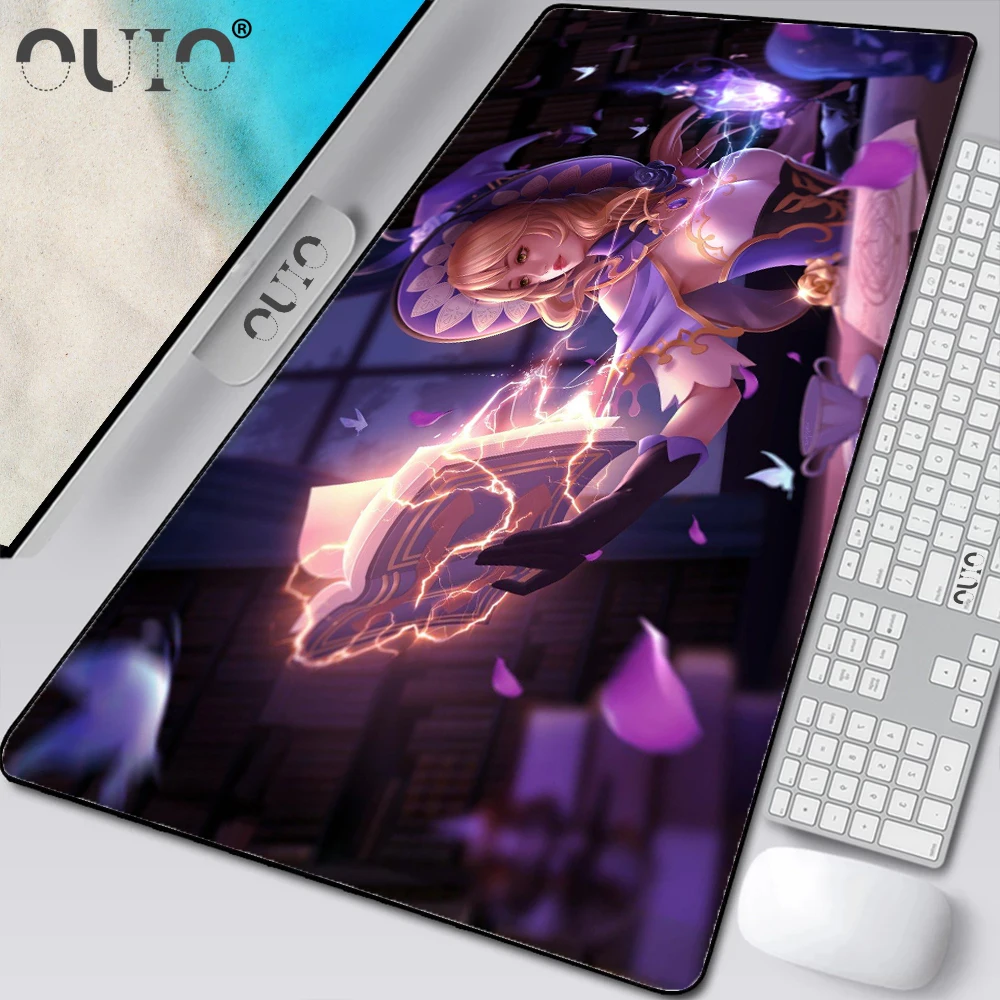 

Genshin Impact Custom Mouse Pad Gamer Gaming Desk Mat Mousepad Anime Rug Deskpad Full Gamer Pc Pad for Computer Mouse Mats Xxl