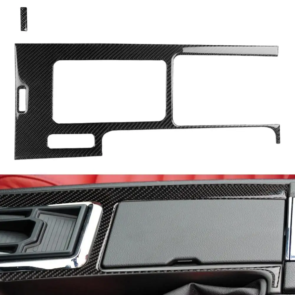

Carbon Fiber Car Gear Shift Panel Trim Decorative Sticker for Ford Mustang 09-13
