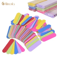 wholesale 1000pcs double side nail files buffer 240 trimmer buffer lime a ongle nail art tools disposable sanding file wooden
