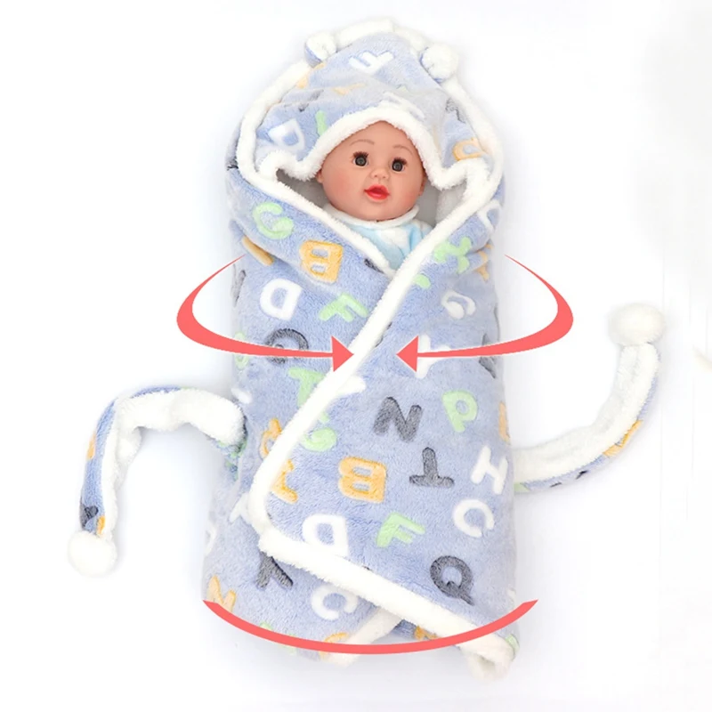 Мягкий детский спальный мешок конверт для новорожденного утолщенное детское
